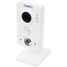 Камера видеонаблюдения Trassir TR-D7151IR1 (IP, внутренняя, кубическая, 5Мп, 1.4-1.4мм, 2592x1944, 25кадр/с)