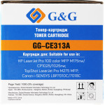 Картридж G&G GG-CE313A (оригинальный номер: CE313A; пурпурный; 1000стр; LaserJet Pro MFP M175nw, CP1025, 1025nw, M275 MFP)