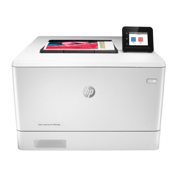 Принтер HP Color LaserJet Pro M454dw (лазерная, цветная, A4, 512Мб, 600x600dpi, авт.дуплекс, 50'000стр в мес, Wi-Fi)