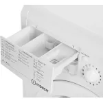 Стиральная машина Indesit IWUD 4085 CIS(фронтальная узкая, класс стирки/отжима/э.потребления: A/D/A , макс: 4кг, 800 об/мин, 59.5x85x32.3см, белый)