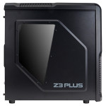Корпус Zalman Z3 Plus Black (Midi-Tower, 2xUSB3.0, 4x120мм)