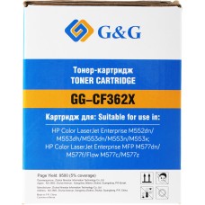 Тонер-картридж G&G GG-CF362X (желтый; 9500стр; CLJ M552dn, M553N, M553DN, M553X, M577C, M577Z, M577F, M577DN) [GG-CF362X]