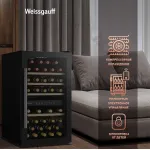 Винный шкаф Weissgauff WWC-49 DB DualZone (G, 1-камерный, черный)