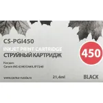 Чернильный картридж Cactus CS-PGI450 (черный пигментный; 25стр; 21,4мл; MG6340, 5440, IP7240)