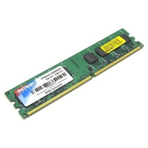 Память DIMM DDR2 2Гб 800МГц Patriot Memory (6400Мб/с, CL6, 240-pin, 1.8 В)