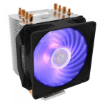Кулер для процессора Cooler Master Hyper H410R RGB (Socket: 1150, 1151, 1151-v2, 1155, 1156, 1200, 1366, 2011, 2011-3, 2066, AM3, AM3+, AM4, FM1, FM2, FM2+, алюминий+медь, 29дБ, 4-pin)