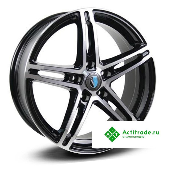 Venti 1518 R15/6J PCD 4x98 ET 40 ЦО 58,6 черный с полированной лицевой поверхностью