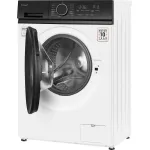 Стиральная машина Weissgauff WM 41106 Inverter Steam(фронтальная узкая, класс стирки/отжима/э.потребления: A+++ , макс: 6кг, 1000 об/мин, инвертер, защита: частичная, 59.5x85x37см, белый)