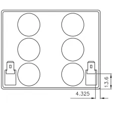 Батарея CSB HR1227W (12В, 7,5Ач) Батарея CSB HR1227W (12В, 7,5Ач)