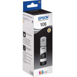 Чернильный картридж Epson 106BK (фото черный; 70стр; L7160, 7180)