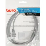 Патч-корд Buro 1427806 (RJ-45 (m), RJ-45 (m), алюминий омедненный, 1,5м, 4пары, UTP)
