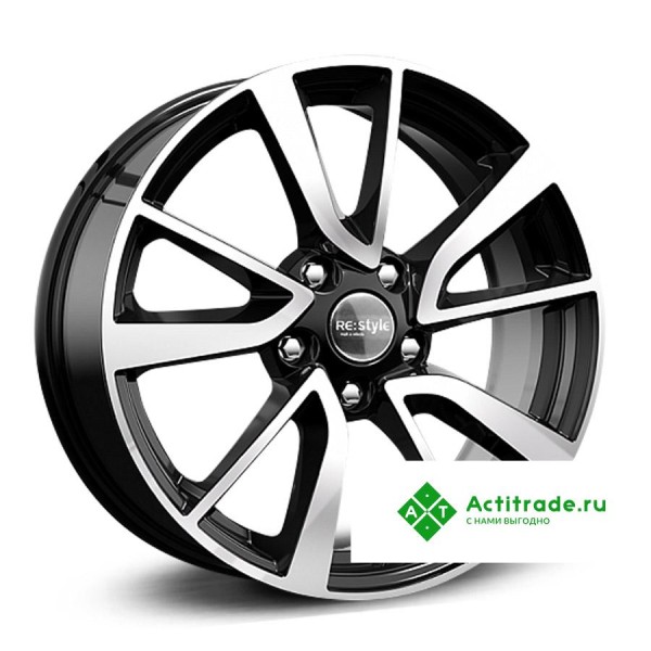КиК Juke КС699 R17/7J PCD 5x114,3 ET 47 ЦО 66,1 черный с полированной лицевой поверхностью