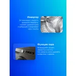 Стиральная машина Samsung WW70AG6S23AN(фронтальная средняя, класс стирки/отжима/э.потребления: A/B/A , макс: 7кг, 1200 об/мин, инвертер, 60x85x45см, серый)