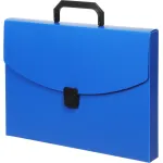 Портфель Бюрократ BPP01BLUE (A4, отделений 1, пластик, толщина пластика 0,7мм, синий)