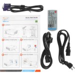 Проектор InFocus IN1036 (LCD x3, 1280x800, 50000:1, 4600лм, HDMI x2, VGA, аудио mini jack, аудио RCA x2)
