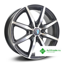 Venti 1715 R17/7J PCD 5x114,3 ET 45 ЦО 67,1 черный с полированной лицевой поверхностью