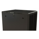 Шкаф серверный напольный Hyperline TTR-4261-DD-RAL9005 (42U, 600x2055x1000мм, IP20, 800кг)