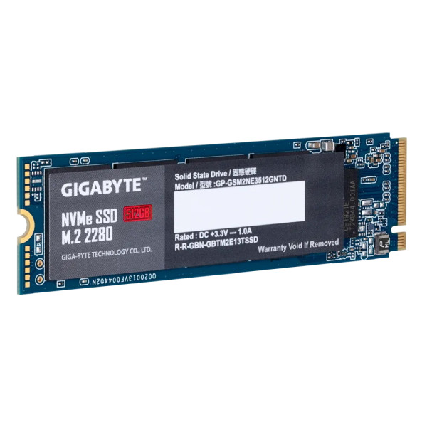 Жесткий диск SSD 512Гб Gigabyte (2280, 1700/1100 Мб/с, 340000 IOPS, PCI Express)