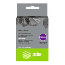 Картридж ленточный Cactus CS-TZES251 [CS-TZES251]