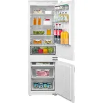 Холодильник полновстраиваемый Midea MDRE368FGE01 (No Frost, A++, 2-камерный, объем 294:207,9л, инверторный компрессор, 54x178.5x55см, белый)