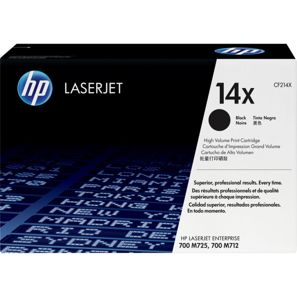 Картридж HP 14X (черный; 17500стр; 700, M712)