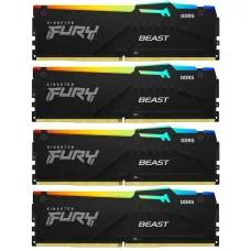 Память DIMM DDR5 4x32Гб 5200МГц Kingston (41600Мб/с, CL40, 288-pin) [KF552C40BBAK4-128]