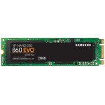 Жесткий диск SSD 250Гб Samsung 860 EVO (M.2, 550/520 Мб/с, 88000 IOPS, SATA 3Гбит/с, 512Мб, для ноутбука и настольного компьютера)