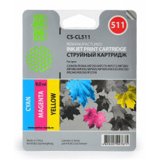 Картридж Cactus CS-CL511 (многоцветный; 12стр; MP240, MP250, MP260, MP270, MP480, MP490) [CS-CL511]