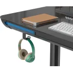 Стол компьютерный Cactus CS-EGD-BK-LED
