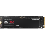 Жесткий диск SSD 250Гб Samsung 980 Pro (M.2, 6400/2700 Мб/с, 600000 IOPS, PCI-E, 512Мб, для ноутбука и настольного компьютера)