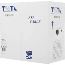Кабель Lanmaster TWT-5EFTP-LSZH (внутренний, лужёная медь, 24мм, 305м, 5E, 4пары, F/UTP общий экран) [TWT-5EFTP-LSZH]