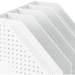 Лоток вертикальный Deli 78995LT-GREY (пластик, 250х256х243мм)