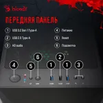 ПК Bloody BD-PC CH61C1 (Core i5 12400F 2500МГц, DDR4 16Гб, SSD 1024Гб, NVIDIA GeForce RTX 3050 8Гб, Windows 11 Home)