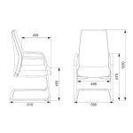 Кресло Бюрократ _JONS-LOW-V