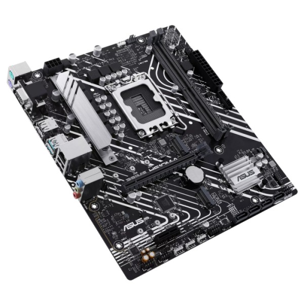 Материнская плата ASUS PRIME H610M-A-CSM (SocketLGA1700, Intel H610, 2xDDR5, microATX)