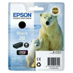 Картридж Epson C13T26014012 (черный; 220стр; XP-600, 700, 800)