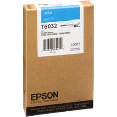 Чернильный картридж Epson C13T603200 (голубой; 220стр; 220мл; St Pro 7880, 9880)