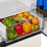 Холодильник Midea MDRB457FGF33ID (No Frost, A+, 2-камерный, объем 344:239/105л, инверторный компрессор, 595x1 860x570см, бежевый)