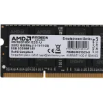 Память SO-DIMM DDR3 8Гб 1600МГц AMD (12800Мб/с, CL11, 204-pin, 1.5)