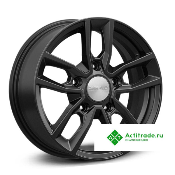 Скад Вайсхорн R16/6.5J PCD 5x139,7 ET 40 ЦО 98,1 черный матовый