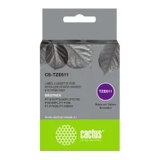 Картридж ленточный Cactus CS-TZE611 [CS-TZE611]
