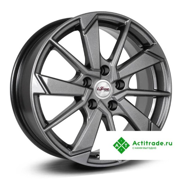 IFree Зиплайн R16/6.5J PCD 5x114,3 ET 45 ЦО 67,1 антрацитовый