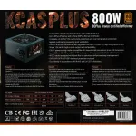 Блок питания Aerocool KCAS PLUS 800W (ATX, 800Вт, 20+4 pin, ATX12V 2.4, 1 вентилятор, BRONZE)