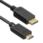 Кабель аудио-видео Buro (DisplayPort (m), HDMI (m), 2м)