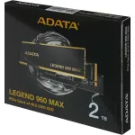 Жесткий диск SSD 2Тб ADATA (M.2, 7400/6800 Мб/с, 630000 IOPS, PCIE 4.0 X4)