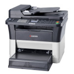 МФУ Kyocera FS-1025MFP (лазерная, черно-белая, A4, 25стр/м, 1800x600dpi, авт.дуплекс, 20'000стр в мес, RJ-45)