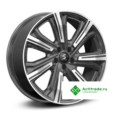 Premium Series КР1067 Kleemann R20/8.5J PCD 5x120 ET 41,5 ЦО 66,1 темно - серый глянцевый с полированной лицевой поверхностью