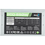Блок питания Aerocool Eco-550W (ATX, 550Вт, 20+4 pin, ATX12V 2.3, 1 вентилятор)