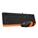 Клавиатура и мышь A4Tech Fstyler F1010 (кнопок 4, 1600dpi)