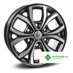 RST R056 R16/6.5J PCD 6x139,7 ET 50 ЦО 92,5 черный с полированной лицевой поверхностью